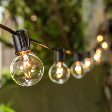 Waterproof Quace G40 Globe String Lights: Perfect for Diwali, Christmas, weddings, parties, and garden decoration!