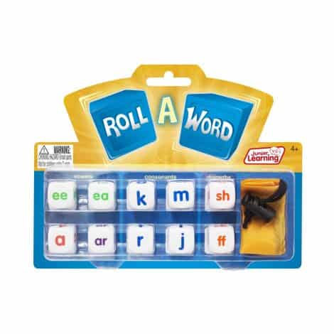 “Junior Learning Word Formation Dice: Boost your spelling skills with fun and interactive dice!”