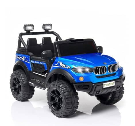 TYGATEC Electric Battery Operated Ride on Jeep: The Stylish Kids’ Car with Music, Lights, Bluetooth, and Remote Control. Suitable for Ages 2 to 6.