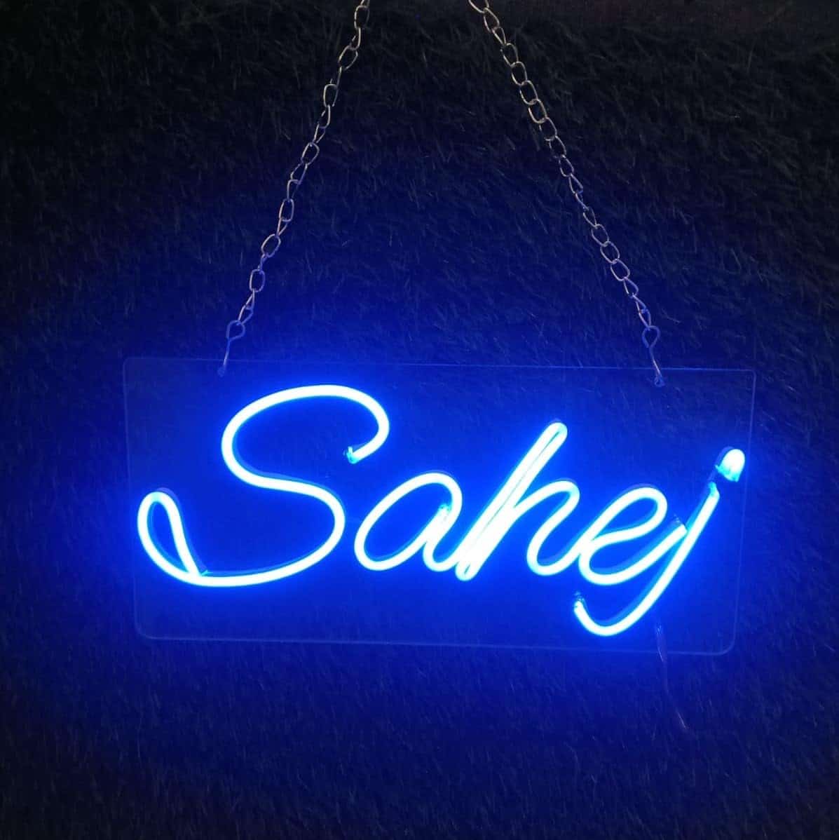 3D EYRANS Acrylic Personalised Neon Color 3D Illusion Name LED Night Lamp