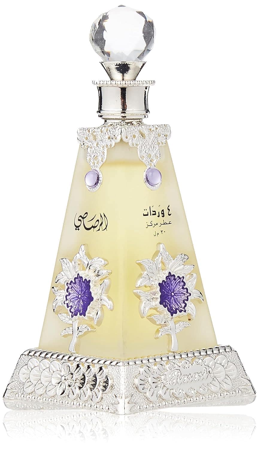 Rasasi Arba Wardat - Alcohol Free Arabic Perfume Oil Fragrance for Men and Women (Unisex)