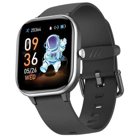 ZURURU Smart Watch for Kids: Perfect gift for 6-14-year-old boys and girls. It tracks fitness, sleep, steps, and more.