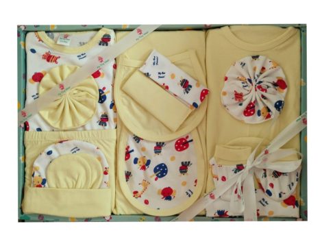 New Arrival 14 Piece Baby Gift Set – Soft Cotton Clothes for Boys and Girls (0-3 Months)