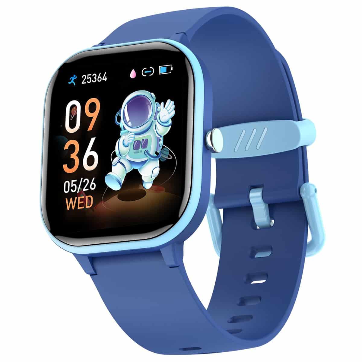 ZURURU Kids Smart Watch for Boys Girls Teens Gifts Idea for 6-14 Years Old, Kids Fitness Tracker Sleep Monitor Step Counter Pedometer Stop Watch Alarm Clock DIY Watch Face Touch Screen