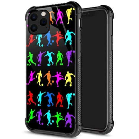 DJSOK Football Player Moves Case: Shockproof cover for iPhone 12 Mini, perfect gift for Indian men, boys, and girls.