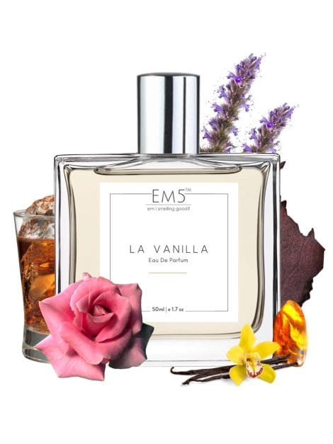 EM5™ La-Vanilla Perfume – Captivating vanilla scent that lingers all day. Perfect gift for women. 50 ml.