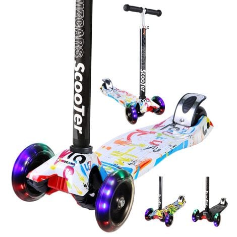 AMZCARS Scooter for Kids, 3 Wheels Toddler Scooter to Learn Steering. Perfect Gift for Children.