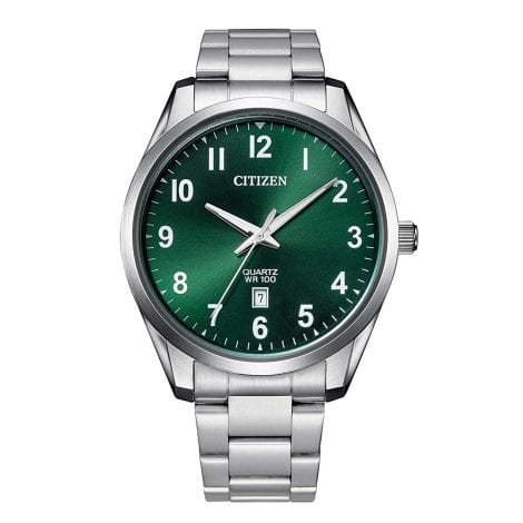 Citizen Men’s Watch with Green Dial and Analog Display – BI1031-51X, perfect for Indian consumers.