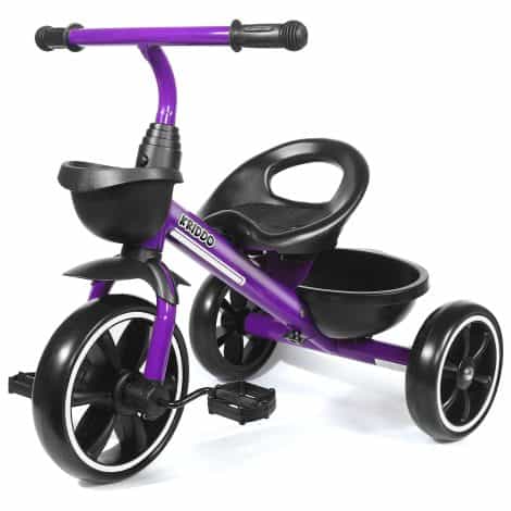 Gift your 1.5 to 3-year-old an amazing purple tricycle from KRIDDO for endless fun and adventure.