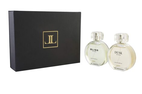 Liberty LUXURY Dusk & Bliss Perfume Gift Set for Women, Exquisite Fragrance from France, 100ml each.