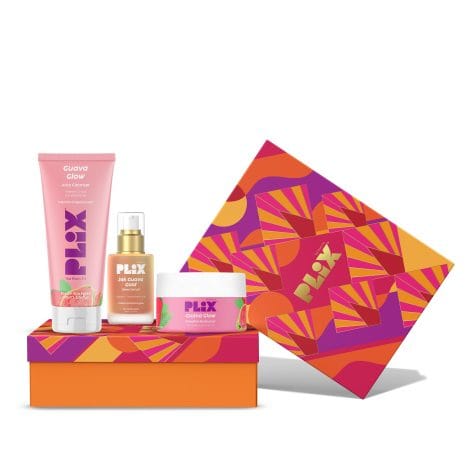 PLIX – THE PLANT FIX Radiance Gift Box | Full Guava Skincare Set for All Skin Types & Ages | Luxurious Gift in Premium Packaging | Ideal Festive Gift for All Genders.