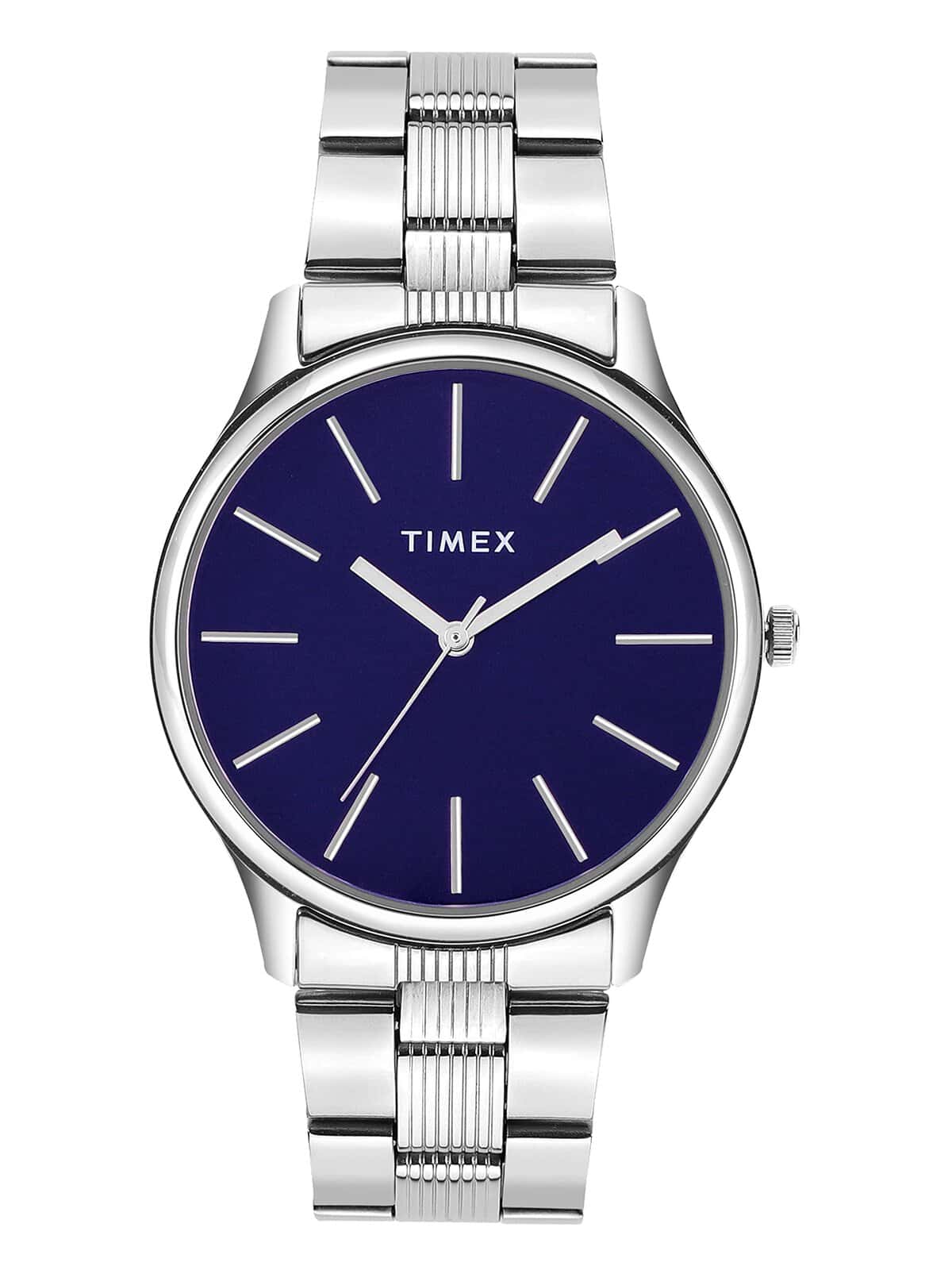 TIMEX 3 Hands Men Analog Blue Dial Coloured Quartz Watch, Round Dial with 40 mm Case Width - TWTG73SMU01