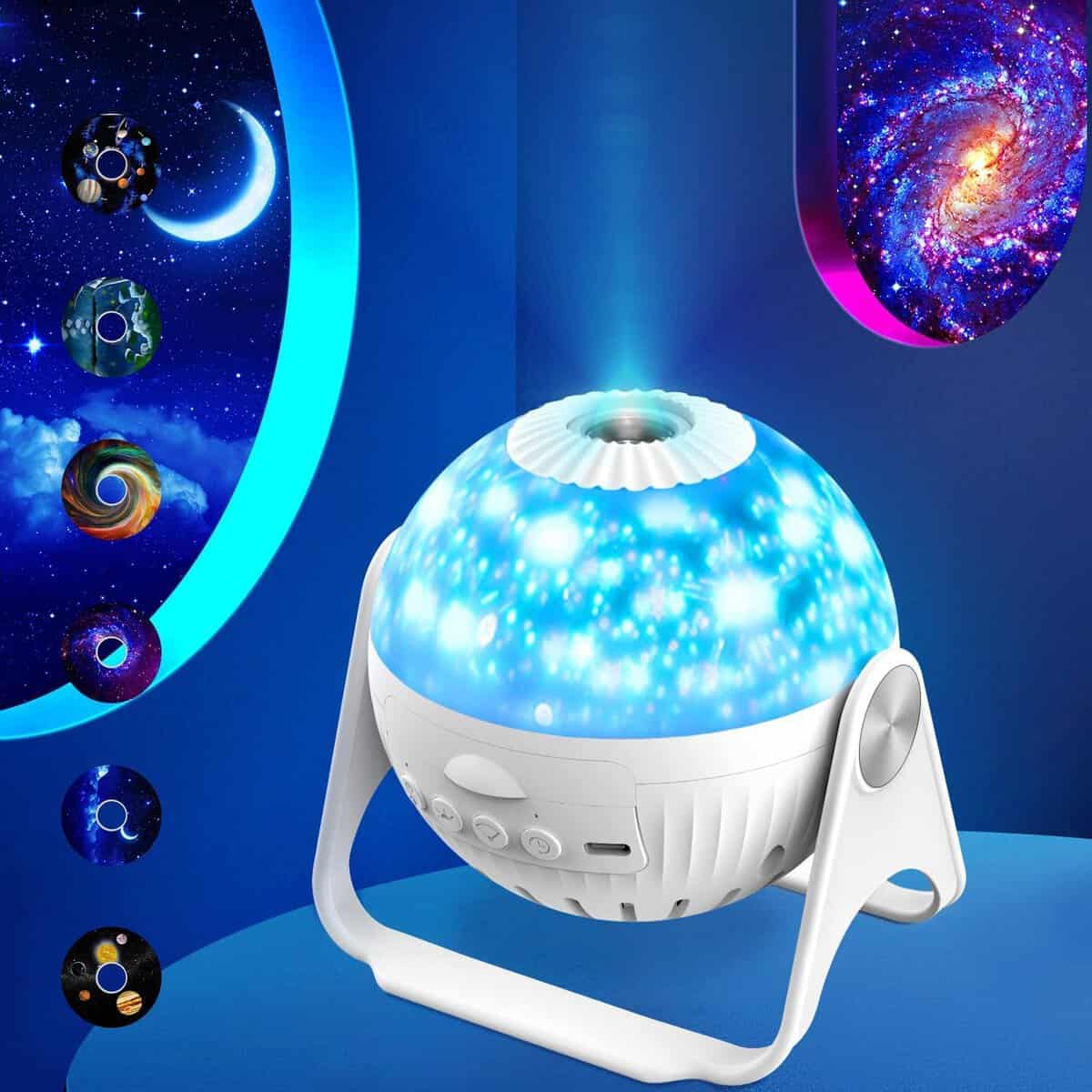 NYRWANA DELIVERING SMILES IN INIDA Astronaut Galaxy Projector, Astronaut Galaxy Light Projector, Nebula Projector, Night Light For Bedroom, Room Lights For Bedroom, Christmas Decorations Items - Round