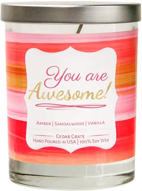 An Incredible You! | Aromatic Soy Candles |10 Oz. Jar Candle | Decorative & Relaxing Aromatherapy | Perfect Gifts for Loved Ones