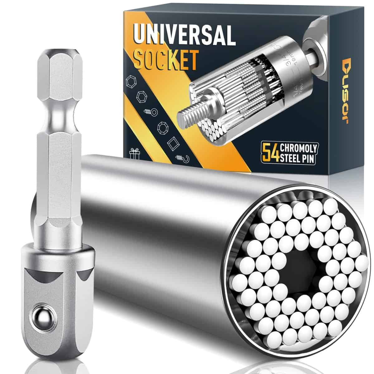 Stocking Stuffers for Men, Gifts for Men, Universal Socket Christmas Gifts for Men, Unique Dad Gifts for Men Who Have Everything, Cool Steelers Gadgets for Men Him, Husband, Boyfriend, Grandpa