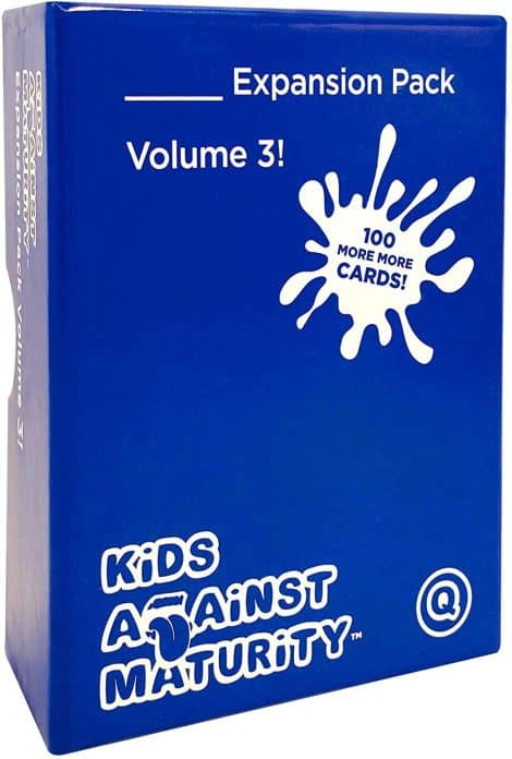 Expansion Pack #3 for Kids Against Maturity: A card game for Indian kids and families, filled with laughter and ideal for family gatherings. (Core Game not included)