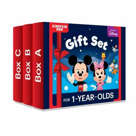 Einstein Box with Disney for 1-Year-Olds: Fun, educational toys and books – perfect birthday gift for kids!