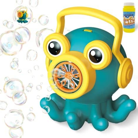 Octopus Bubble Blaster: An exciting toy that creates bubbles for young kids, perfect for birthdays and outdoor fun.