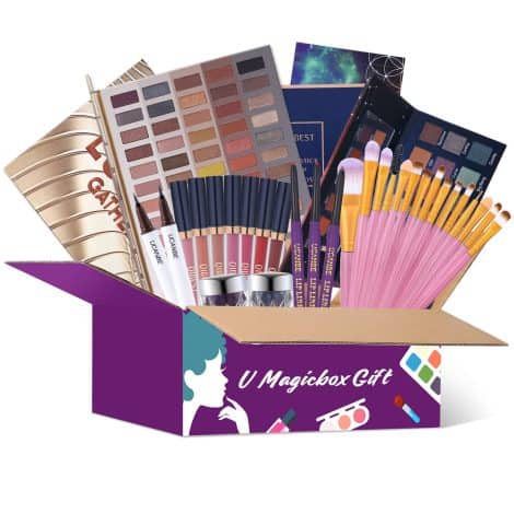 Complete Makeup Sets, Compact Beauty Kit for Women & Teenagers – Includes Eyeshadow, Foundation, Brushes, and more.