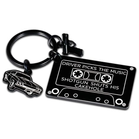 Octamber Superna Merchandise Keychain: Funny keyring for Friends TV show fans, a perfect birthday gift for music lovers.