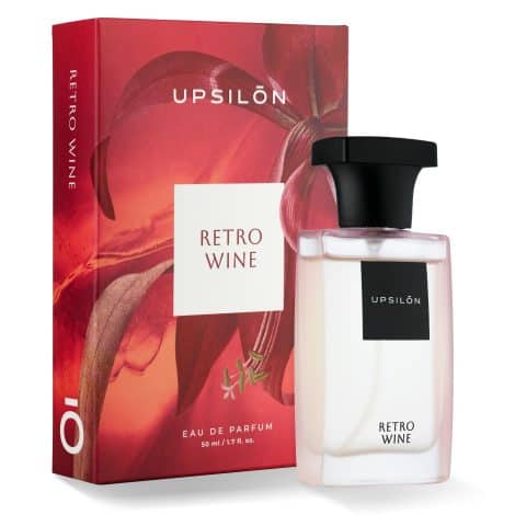 UPSILON Vintage Wine Perfume: A luxurious, long-lasting fragrance for women, perfect for travel and gifting.