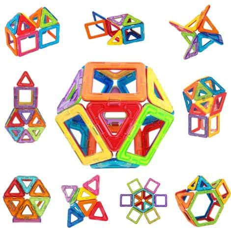 Wembley Magnet Blocks – Fun magnetic toys for boys and girls aged 3+ years. 20-piece puzzle game.