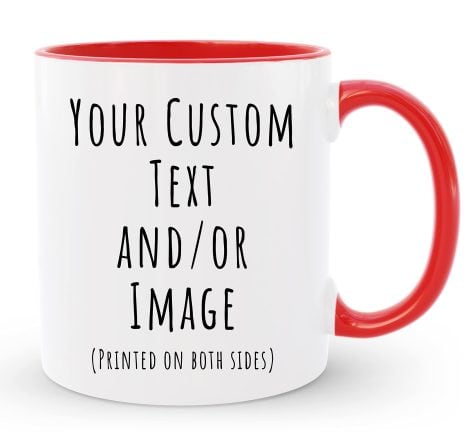 Customize your own HomeBee Ceramic Mug with photos, text or logo. Perfect personalized gift for Indians.