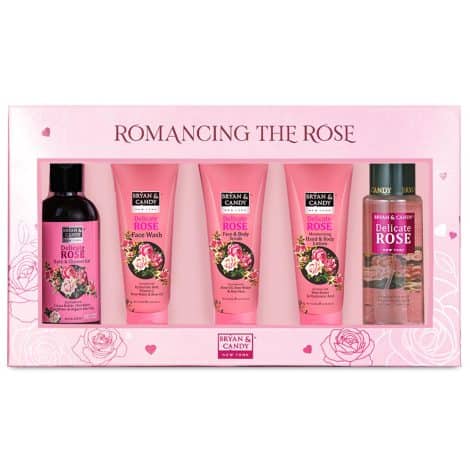 Bryan & Candy’s Romantic Rose Kit: Pamper yourself with vegan and skin-friendly shower and skincare essentials. Ideal for gifting!