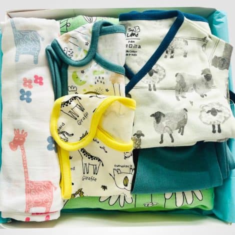 TinyLane – Handpicked just for you! High-quality Gift Set for Baby Boys & Girls, Pack of 15, 0-36 months, Various Colors, Safe on Skin, Perfect for Festive Occasions like Christmas & Winter.