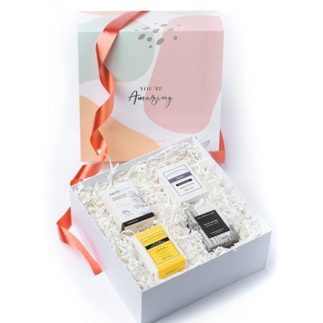 Kimirica’s You Are Soaperb Luxury Gift Box is the perfect pampering kit for special occasions. Enjoy its 100% vegan premium bathing soap bars for both men and women.