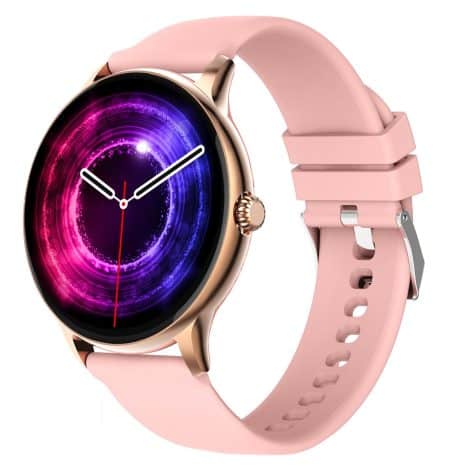 Introducing the Fire-Boltt Phoenix Pro, a stylish Bluetooth smartwatch with AI, sports modes, and health monitoring. (Gold Pink)