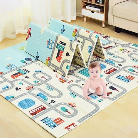 Tarkan Bundle of Joy Mat: Safe, Educational, Versatile, and Colorful Play Area for Your Baby!