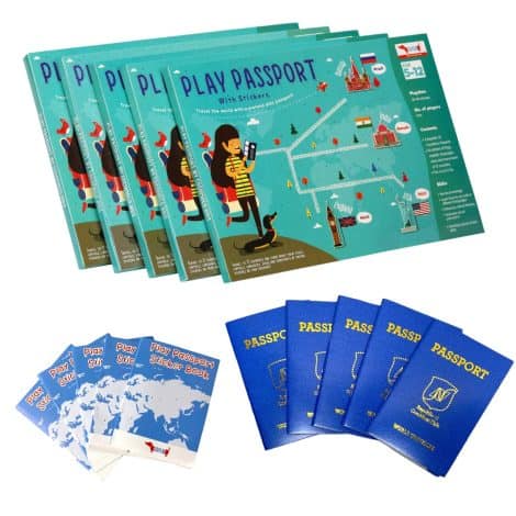 Learn and explore the world with CocoMoco Kids Pretend Play Passport. Perfect birthday return gift for Indian children.