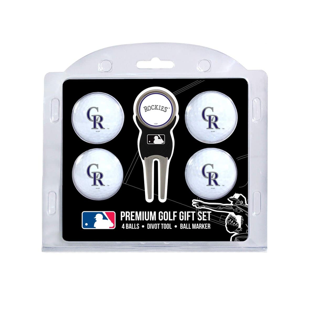 MLB 4 Ball Gift Set