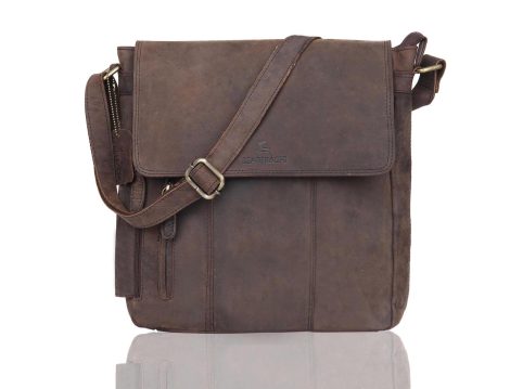 Vintage Leather Messenger Bag for Men by LEADERACHI – perfect for Indian fashion-conscious individuals.