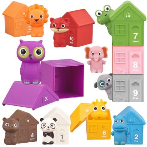 Engfa 20 Pcs Barn & Farm Animals Toy Set – Educational, Fun and Perfect for Indian Toddlers aged 1-3