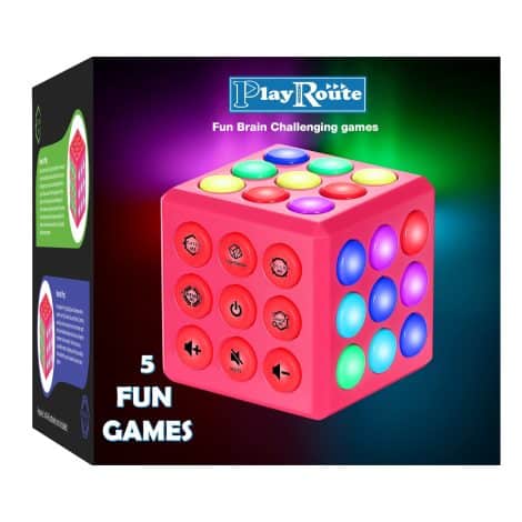 Brain and Memory Cube Fun Games – Cool Toys for Boys and Girls to enjoy! Perfect toy idea for kids aged 6-12+. Handheld games for kids and teens! Ideal gift!