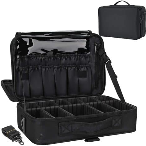 Travel in style with the versatile LACOPINE Portable 29 Cms Cosmetic Organizer – a perfect gift for Indian consumers.