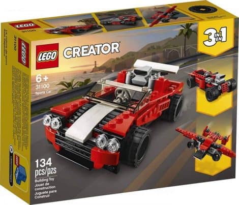 Multicolor LEGO Creator 3in1 Sports Car Toy 31100 Building Kit (134 Pieces) – Perfect for Indian youngsters!