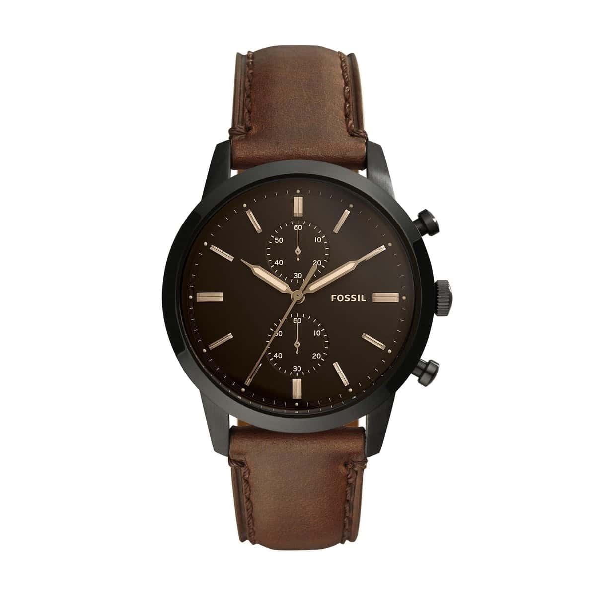 Fossil Analog Black Dial Men's Watch - FS5437