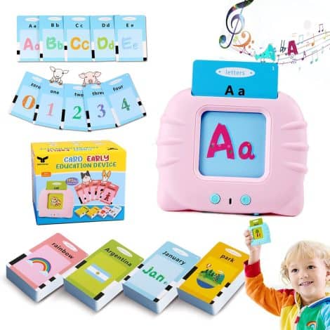 2-4 years Learning Toys: Flash Cards to help Toddlers learn ABCs, words; Perfect gift for Indian kids aged 2-6.