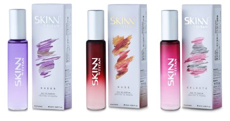 Titan Skinn Travel EDP Perfume for Women, 20ml (Set of 3) – Perfect fragrance companions for your travels!