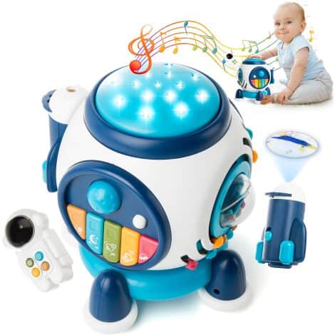 Fun and Educational Music Toys for Babies, Space Adventure Learning Sensory Musical Toys for 18+ Months. Perfect Gift!