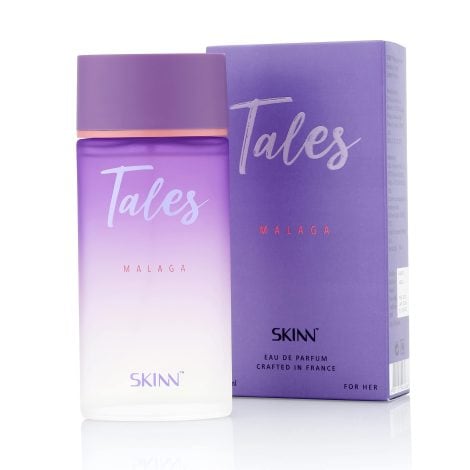 Introducing the luxurious Skinn By Titan Tales Malaga Fragrance, specially designed for Indian women, 100 ml size.