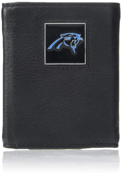 Get the stylish NFL Carolina Panthers Leather Wallet to keep your essentials safe and secure!