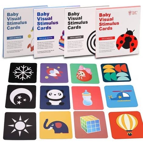 SNOWIE SOFT® 64 Cards to stimulate baby’s senses, ideal for 1-year-old Indian babies. Great early educational gift.