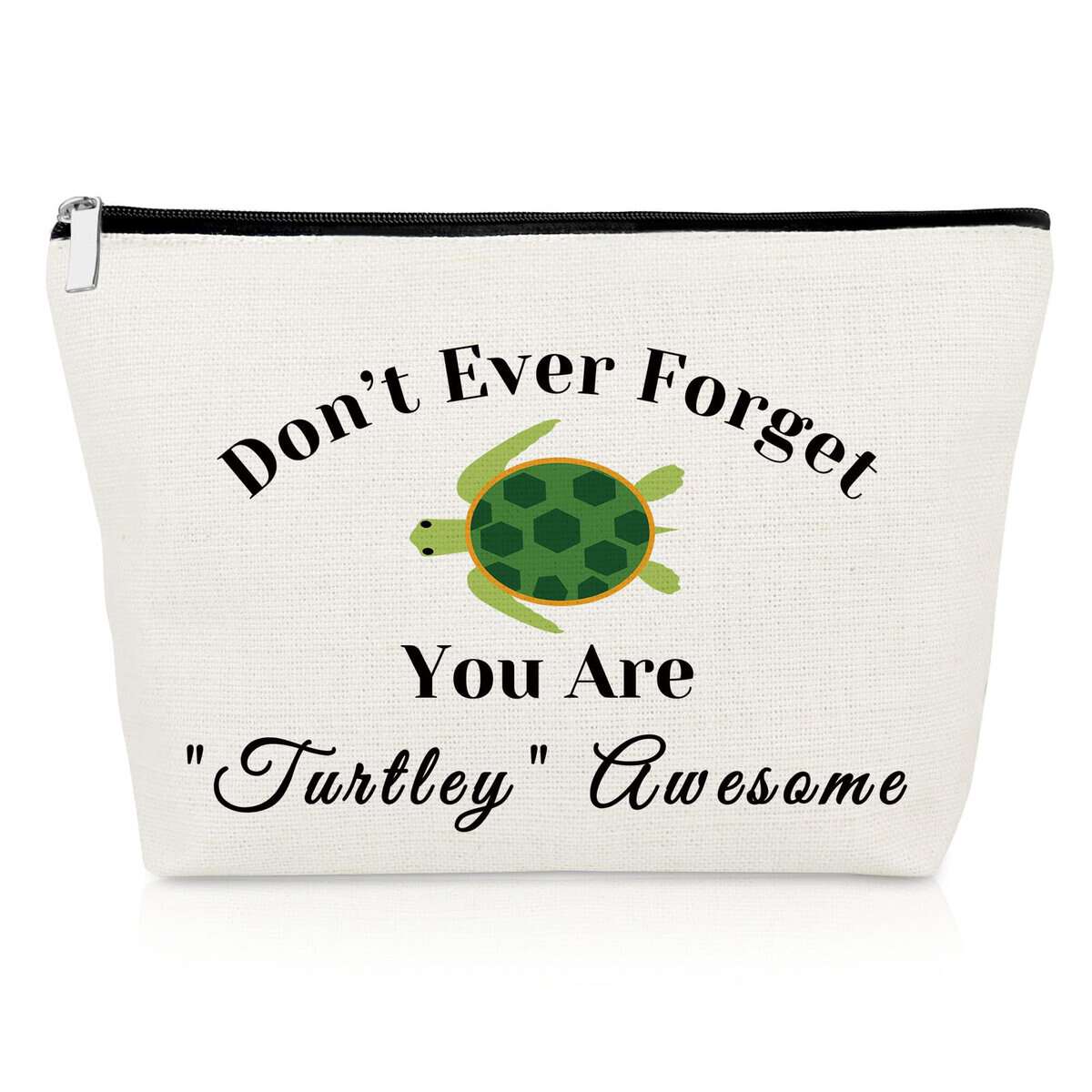 Turtle Lover Gifts Inspirational Gifts for Daughter Women Makeup Bag Sea Turtle Gift for Girls Motivational Gift Sea Animal Gift Encouragement Gift Cosmetic Bag Birthday Christmas Graduation Gifts