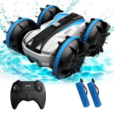 Tecnock Amphibious Remote Control Car and Boat for Indian kids, perfect for water and beach adventures.