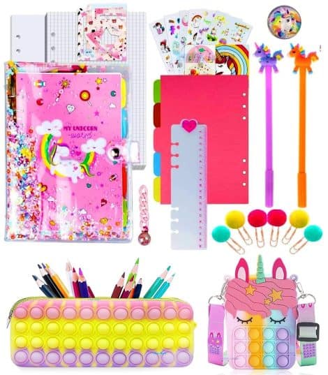 “Awesome FunBlast Kit with Popit Pouch, Diary & Sling Bag – Perfect birthday return gifts for girls!”