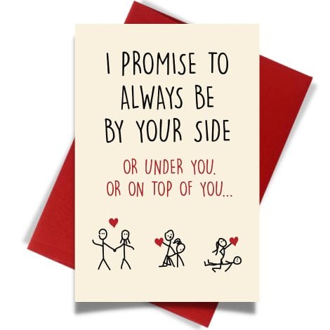 Valentine’s Day Cards for Him or Her that will make your heart skip a beat. Perfect for naughty anniversaries, birthdays, and gifts for your loved ones, be it husband, wife, boyfriend, girlfriend, or anyone special.